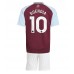 Tanie Strój piłkarski Aston Villa Emiliano Buendia #10 Koszulka Podstawowej dla dziecięce 2024-25 Krótkie Rękawy (+ szorty)